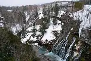 白ひげの滝(日本北海道)