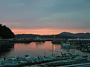 白石島の港