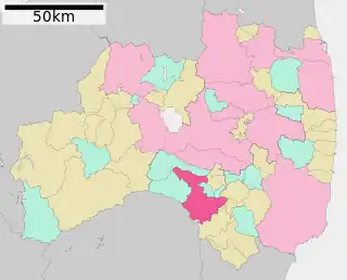 白河市位置図