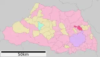 白岡市位置図