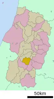 白鷹町位置図