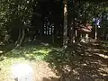 二の丸跡と白山神社