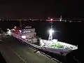 三重県立水産高等学校の練習船しろちどり 横浜港・大さん橋にて