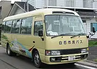 白石市民バス「きゃっするくん」（新規導入した車両）