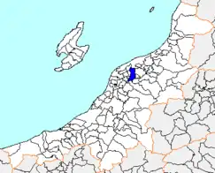 白根市の位置
