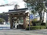 市役所駅時代の7番出入口（2016年2月）
