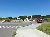 仮運行時の駅（2012年9月）