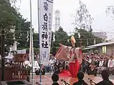静の舞（藤沢市の白旗神社）2009年6月13日撮影