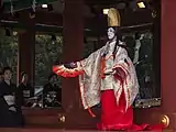 静の舞（鶴岡八幡宮）2015年4月12日撮影