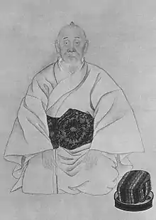 大結び礼服着の向有恆・宜湾朝保