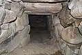 第1石室羨道（玄室方向）