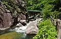 荒川と昇仙橋（2018年5月16日撮影）