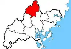 寿寧県の位置