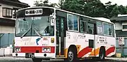 路線バスでかつて使われていた車両。（2001年8月13日）