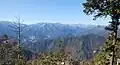 山頂から南西の眺め