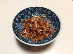 静岡市の桜エビの佃煮（2017年9月20日撮影）