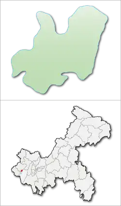 双橋区の位置