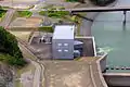 旧二俣発電所の代替として建設された北海道企業局シューパロ発電所。