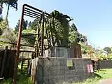 集油タンクの遺構
