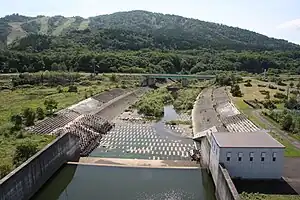ダム下流