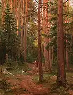 夕暮れの森 (1893)