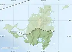 フィリップスブルフの位置(シント・マールテン内)