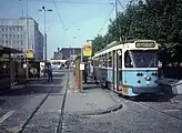 PCCカーはヘント市電の近代化に大きく貢献した(1986年撮影)