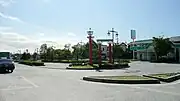 南口駅前広場（2008年9月）