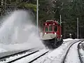 インスブルック市電(ドイツ語版)のブルーム式除雪車（2006年）