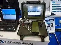 ステューフナ-Pの遠隔操作パネル