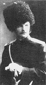 満州勤務時のパウロー・スコロパードシクィイ少尉(1904年〜1905年)