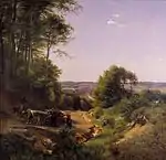 P・C・スコウゴール作『ヴァイレの眺め』（1852年）