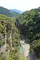 スクラパル県内の峡谷