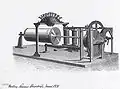 ハンセンのライティングボール、1865年発明。この機種は1870年から