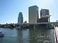 吾妻橋（浅草）からの遠望。2009年（平成21年）9月10日撮影