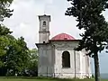 St. Urbanus Chapel on a hill over the town