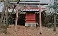 稲荷山の神を遷祀した後藤家邸内の祠