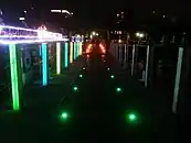 WRAPPING THE CITY LIGHTS 2013（既存照明のカラーチェンジ）