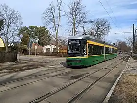 超低床電車のアーティック(2019年撮影)