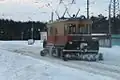 キーウ市電のブルーム式除雪車（2013年）