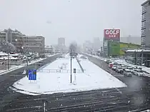 千葉市中央区の国道14号(2014年2月11日撮影)