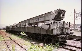 ソ200形、(手前よりソ201、ソ200)1987年5月6日、三島駅