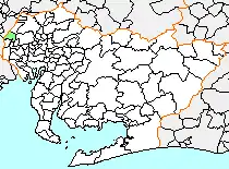 祖父江町の位置