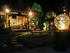 「宿場一夜夢街道」の夜の宗玄寺