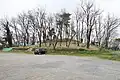 墳丘北西隅
