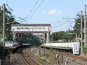 ホーム(2006年、踏切から)