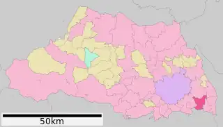 草加市位置図