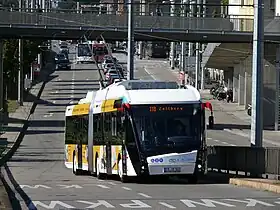 主力車両のトロリーノ18.75 "メトロスタイル"（ドイツ語版）（2016年撮影）