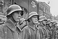 整列するソ連赤軍兵士、1941年。
