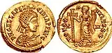 Solidus of Galla Placidia
